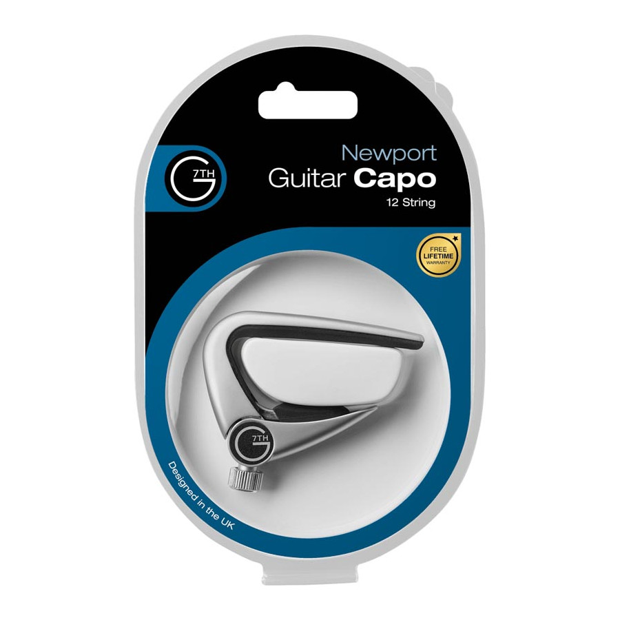 Capodastre Newport G7TH Argent pour guitare - G7THCNP