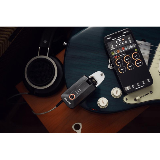 Mighty-Plug-Pro Nux Ampli casque guitare-basse Bluetooth avancé Instrument  Guitare/Basse Connection Bluetooth Oui Puissance NC