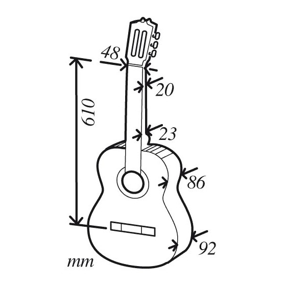② Guitare acoustique CUENCA 10 — Instruments à corde, Guitares